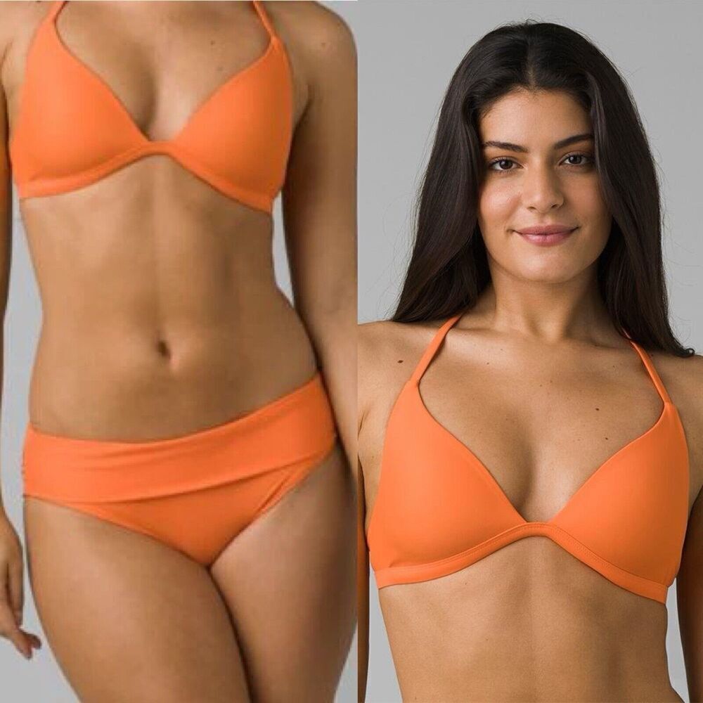 Prana Orange Women's Bikini Set
